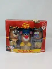 Playskool Mr. Potato Head Spud Bud Pets Dog, Cat & Trainer 2008, NOS