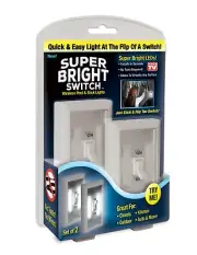 Super Bright Switch Wireless Peel & Stick LED Lights Tap Light Battery Operated