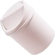 MAGICLULU 1pc Garbage Can Trashcan for Car Countertop Trash Recycling Containers Trash Container for Cars Mini Office Trash Can Mini Car Trash Can Car Mini Trash Can Garbage Bin Pink Plastic