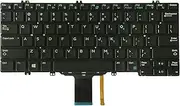 Intendvision Replacement US Keyboard for Dell Latitude 5280 5289 7280 7290 7380 7389 7390 Laptop No Frame (Backlight)