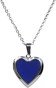 [Segolike] Heart Pendant Frame Color Mood Color Changing Gemstone Feeling