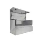 120 x 60 x 70cm Checker Aluminium Tool Box Ute Truck Trailer 3/4 Angle Toolbox