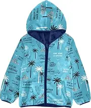 [Caihoyu] Fleece Jacket Toddler Boy Lightweight Zip Sweatshirt Toddler Boy Dress Coat