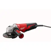 Milwaukee Angle Grinder 13-Amp 5" Corded Power Tool Red W/ Lock-On Paddle Switch