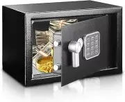 Compact Safe Lock Box,Safes,Money Locker Digital Safety Boxes w/Combination Lock