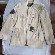 Marc Ecko Cut & Sew Deadly Threads Coat Tanned Men’s XL