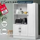Buffet Sideboard Cabinet Storage Cupboard Pantry Kitchen Unit Shelf ARIA White