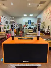 NEW Portable Bluetooth Speaker Karaoke Machine Kbeatbox Kawaii99N +2 Microphone