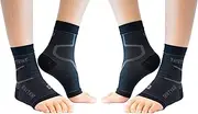 Thirty48 Plantar Fasciitis Socks, 20-30 mmHg Foot Compression Sleeves for Ankle/Heel Support, Increasing Blood Circulation, Relieving Arch Pain, Reducing Foot Swelling