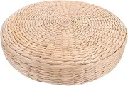 Natural Straw Woven Futon Seat Cushion Japanese Style Floor Pillow Handmade Meditation Pad Soft Yoga Mat Zen Meditation Pad 30cm Round Tatami Cushi