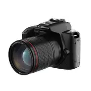unbrand 4K HD Dual Camera, 3 Inch IPS Screen, Wifi SLR Camera, 64 Million Beauty Digital Camera Night Vision Camera Black