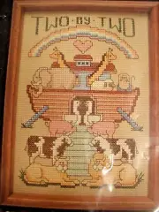 NEW Dimensions Cross Stitch Kit TWO BY TWO #6551 5" X 7"