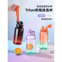 在飛比找ETMall東森購物網優惠-象普運動水壺直飲太空杯女tritan耐高溫水杯男健身大容量便