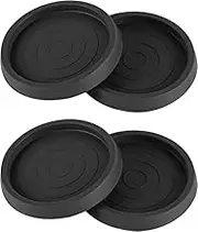 Silicone Non-Slip Furniture Pads and Coasters - 4Pcs 2.5Inch Round Rubber Casters, Leg Protectors, Floor Protector Cups, Anti-Sliding Pads