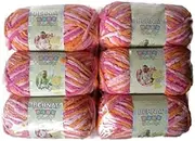 (Peachy) - BERNAT Baby Blanket Yarn, 6-PACK (Peachy)