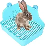 Portable Toilet for Small Pets, Square Shape Mesh Pet Toilet for Potty Trainer Indoor Outdoor