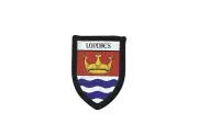 Patch Embroidered Thermoadhesive Printed Coat of Arms Flag Patch London