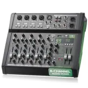 Pyle 8 Channel Audio Mixer with Bluetooth USB Interface for DJs and Studios