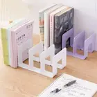 Bookshelf Divider Book Stand 4 Grid Desk File Sorter Book StorageRack Organizer