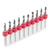 10pcs 2.65mm Micro Tungsten Carbide Twist Drill Bit PCB For Dremel Rotary CNC