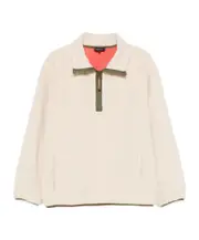 A.P.C. Half-Zipped Sweatshirt S,XL,L,M white