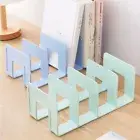 4 Grid Divider Book Stand Display Desk File Sorter Desktop Bookends Magazine