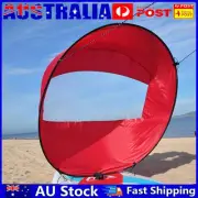 Foldable Boat Wind Sail Surfing Downwind Wind Paddle (Red) AU