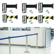 Wall Mounted Retractable Belt Barrier Multipurpose Crowd Control Barrier for