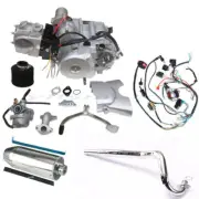 125cc Engine Motor Electric Semi Auto 3 Forward 1 Reverse ATV Quad Buggy Go Kart