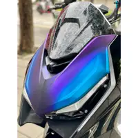 在飛比找蝦皮購物優惠-【ST】Kymco 光陽精品 KRV前蓋(炫彩消光藍鈦) 大