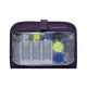 《TRAVELON》掛式盥洗包+分裝瓶罐6件(紫羅蘭) | 化妝包 收納包 旅行小包 沐浴小包 盥洗收納包