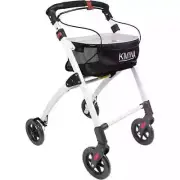 KMINA PRO - Lightweight Rollator Walker - Black