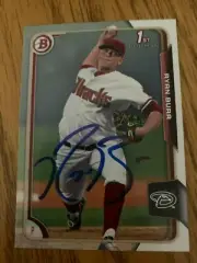 Ryan Burr 2016 Signed Arizona Diamondbacks Bowman Signed Team Card
