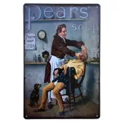 Pears Soap Barber Sign 30x20cm