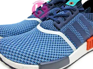 [22.5cm] 2016 限量登場 紐澤西鞋舖 PACKER SHOES x adidas consortium NMD R1 PK PACKERS 聯名款 復古藍 BOOST 中底 PRIMEKNIT 鞋面 (BB5051) !