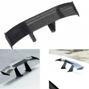 (Black)Carbon Fiber Mini Spoiler Auto Car Tail Decorative Spoiler Wing For Cute