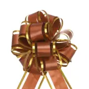 5pcs 4 Inch Large Big Pull Bow Gift Wrapping Bows Ribbon for Christmas, Coffee