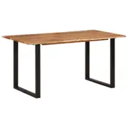 Dining Table 154x80x76 cm Solid Acacia Wood vidaXL