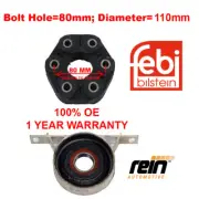 OE Driveshaft Shaft center Support Bearing Flex Disc Joint Fits BMW Manual Tran