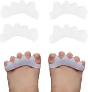 DLOSN 2 Pairs Toe Separators For kids - Correcting Bunions and Restoring Toes to Their Original Shape,children Toe Spacers, Bunion Corrector. (M : Big kids 3-7)