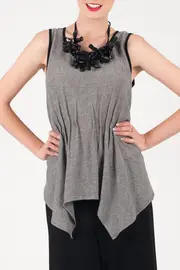 Textured Top With Front Pleating--JHA-TT-6