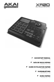 Akai XR20 Beat Production Center Owners Instruction Manual