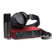 Focusrite Scarlett 2i2 Studio Pack 4th Gen Audio Interface Mic Headphones Set