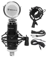 Rockville RCM03 Gaming Twitch Microphone Streaming Youtube Recording PC Game Mic