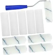 TEHAUX 1 Set Small Paint Roller Portable Paint Roller Covers for Effortless Wall Painting Ergonomic Handle for Precision Control Reusable and Easy to Clean