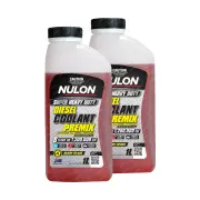 2 Pack Nulon Super Heavy Duty Diesel Coolant Premix Top-Up HDDCTU 1 Litre