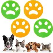 Pet Hair Remover Cat Fur Dog Hair Lint Remover Laundry Washing Machine 4 Pieces