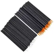 50 Pieces Eyeliner Applicator Disposable Eyeliner Brushes Eyeshadow Brush