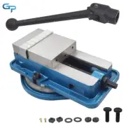 6" Lockdown Milling Machine Vise Swiveling Base Bench With 360° Swiveling Base
