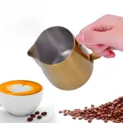 Espresso Steaming Pitchers, Stainless Steel Milk Frothing Pitcher for Latte A...